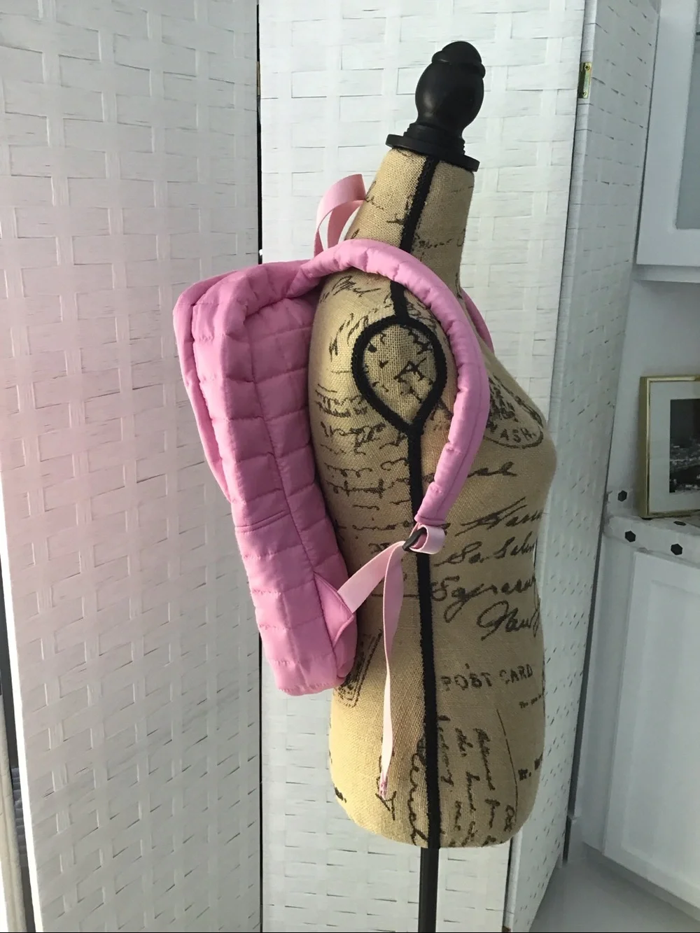 Ashland Quilted Pink Kids Backpack